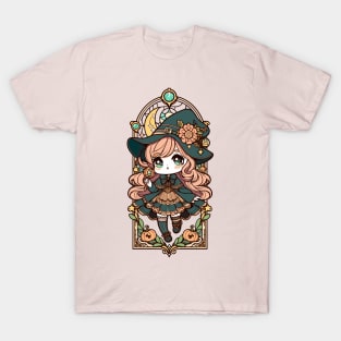 Little Kawaii Witch Girl T-Shirt